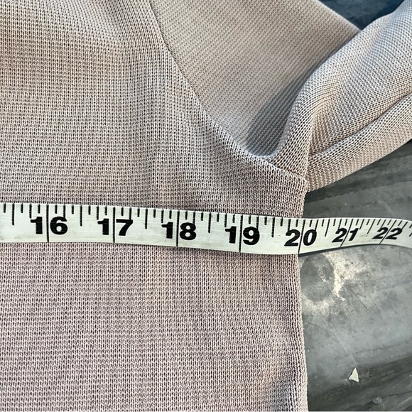 TY-LR Revolve Thick Knit Camel Mirage Sweater Tunic Medium - Picture 11 of 13